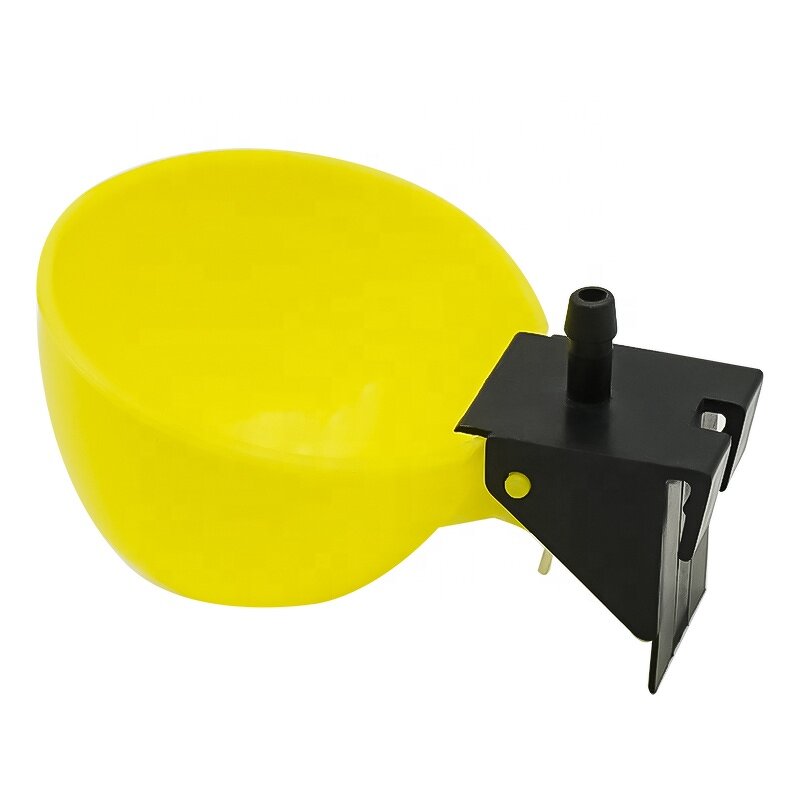 Bird Water Drinker Manufacturer - OEM Automatic Cage Yellow Hanging Cup for Pigeon