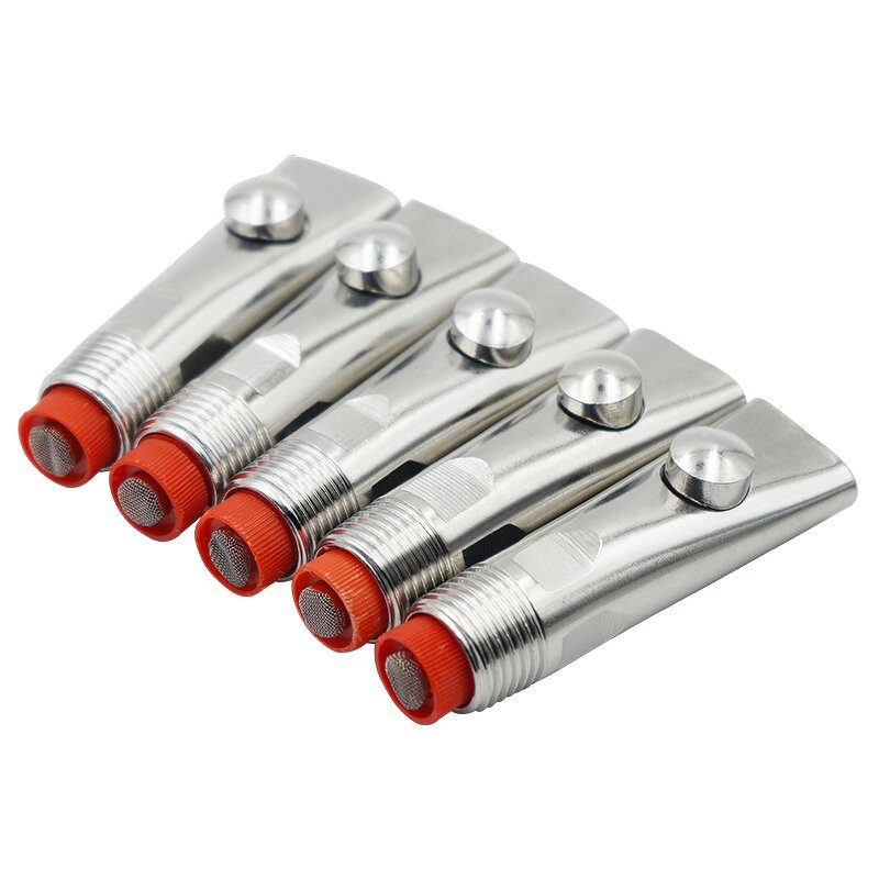 Pig Nipple Drinker Manufacturer - OEM Stainless Steel Splash Proof Red Head Automatic