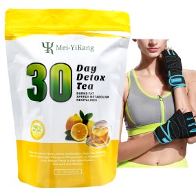 Herbal Slimming Tea Factory - OEM Lemon Flavor 30 Days Natural Detox