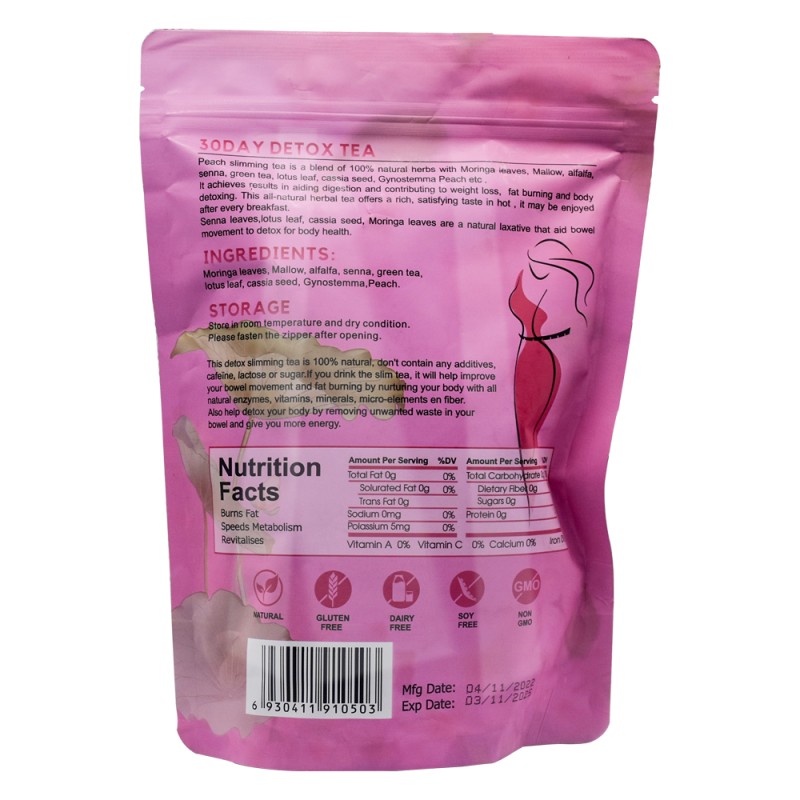 Detox Tea Manufacturer - OEM 30-Day Fat Burn Metabolism Revitalize