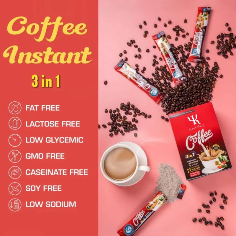 Instant Coffee Manufacturer - OEM Healthy Extract 3 in 1 Arabica Coffee