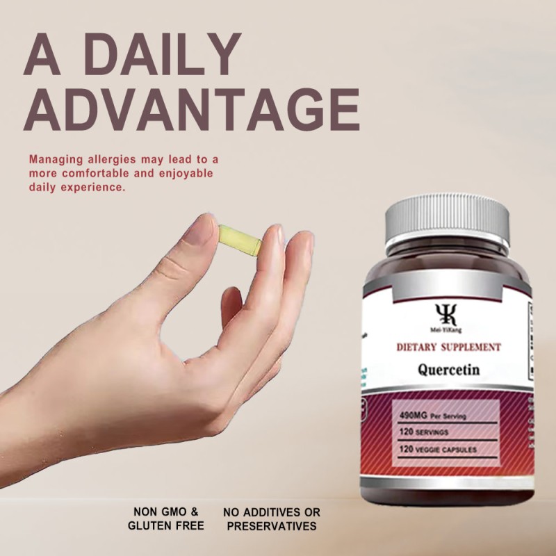 Quercetin Capsules Manufacturer - OEM Immune Skin Health Vitamin Zinc