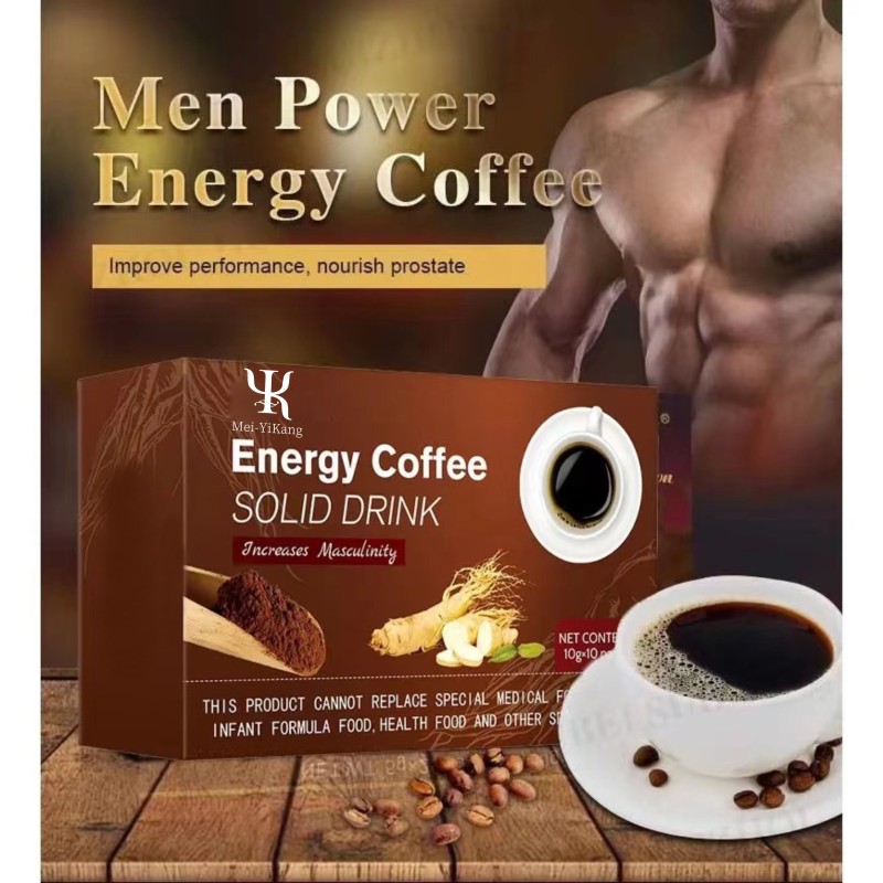 Male Energy Coffee Manufacturer - OEM Ganoderma Ginseng Instant Power Coffee