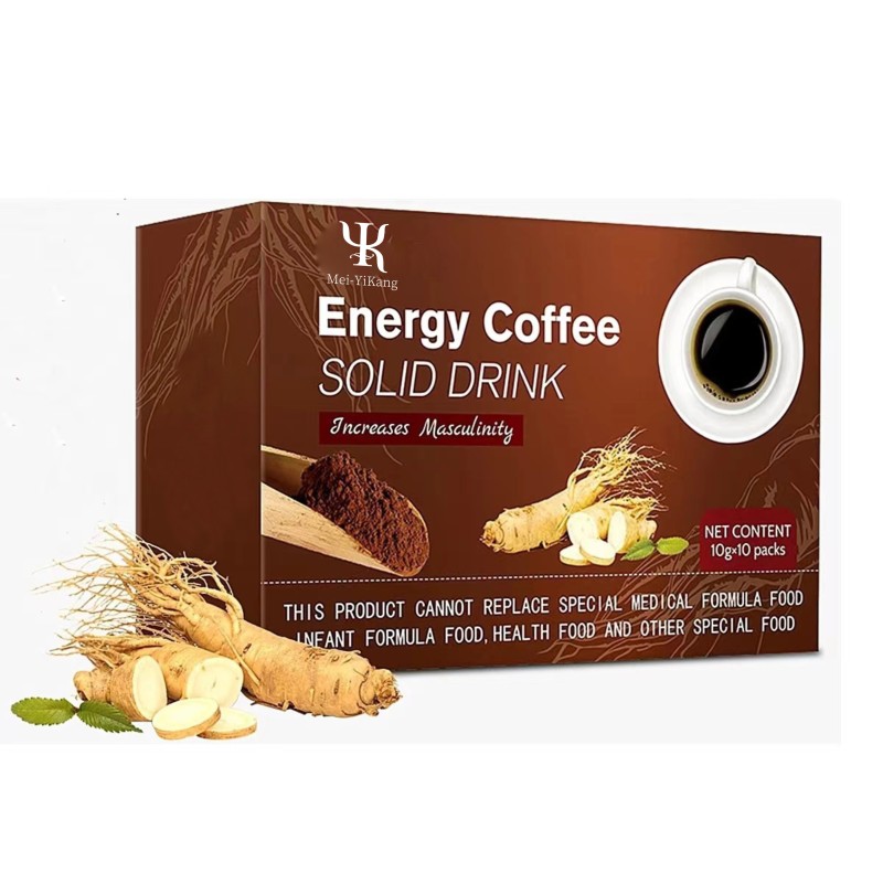 Male Energy Coffee Manufacturer - OEM Ganoderma Ginseng Instant Power Coffee