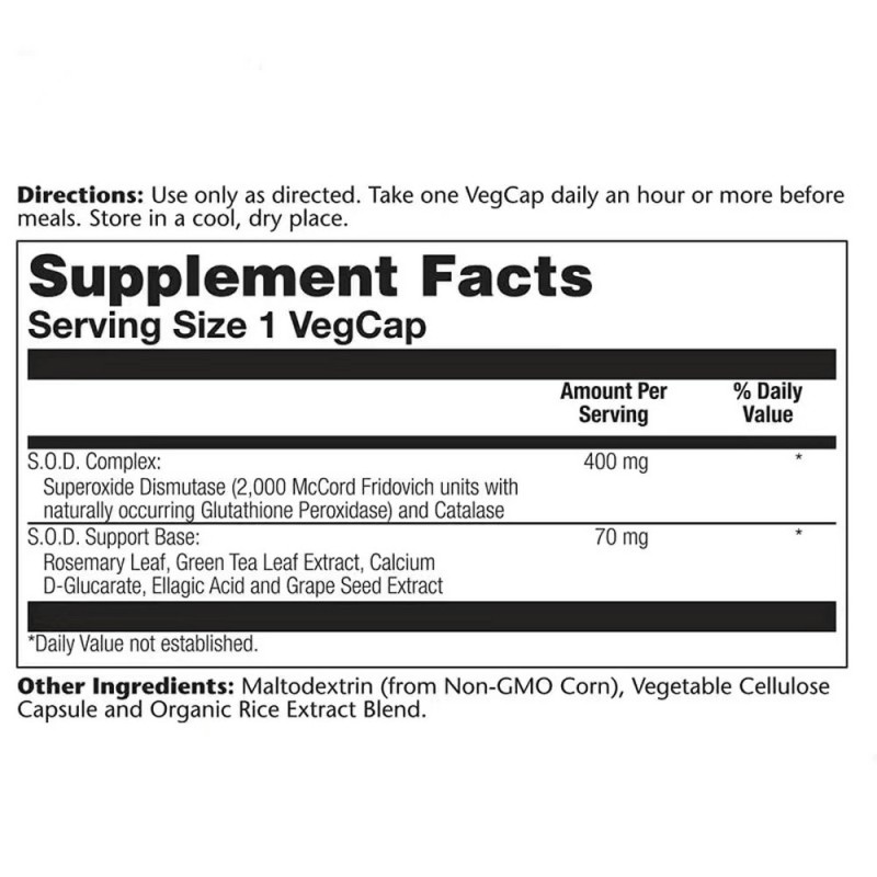 Health Capsules Factory - OEM SOD Immune Anti-aging Fitness Supplement