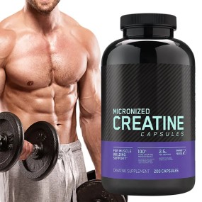 Creatine Capsules Manufacturer - Custom Micronized Gym Supplement Hard Capsules