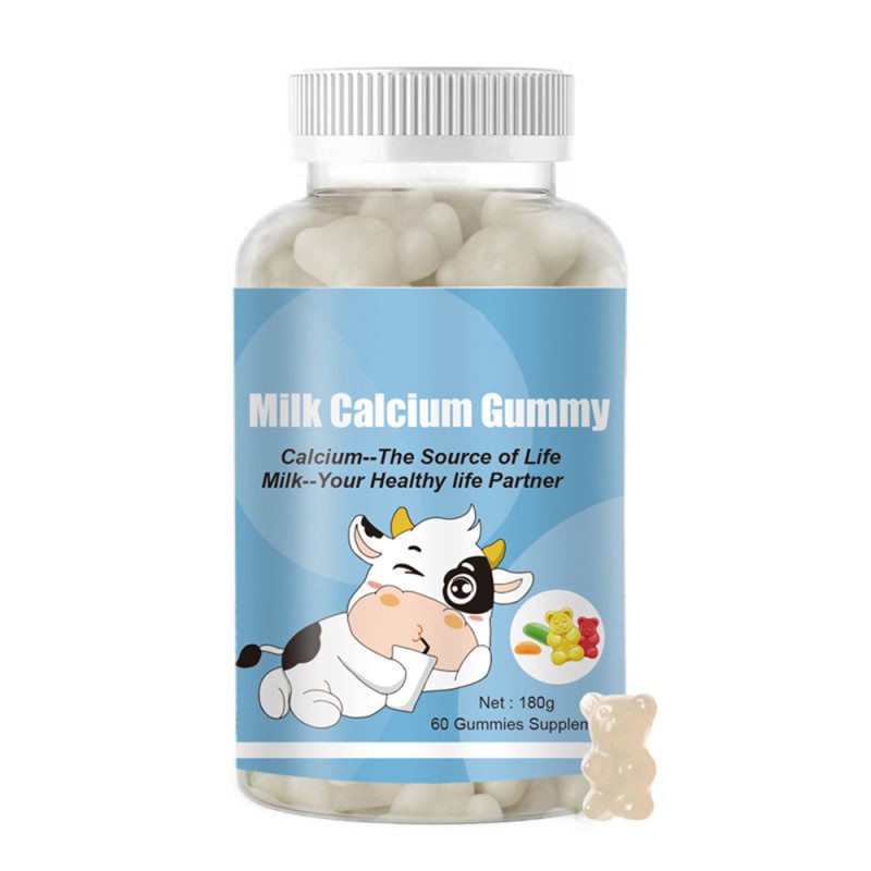 Milk Calcium Gummy Factory - OEM/ODM Bear Shape Health Vitamin Candy
