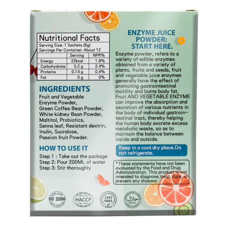 Slimming Powder Manufacturer - OEM Enzyme Juice Weight Loss Supplement