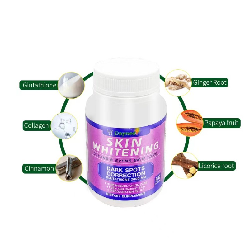 Skin Whitening Capsules Manufacturer - OEM Dark Spots Correction 2000mg