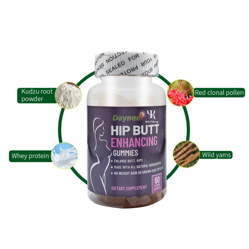 Butt Enhancement Gummy Manufacturer - OEM Hip Booster Lifting Candy Women