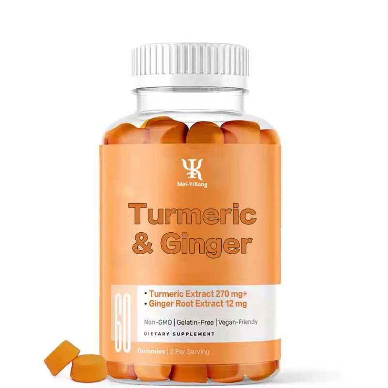 Turmeric Gummy Manufacturer - OEM Joint Support Brain Booster Round
