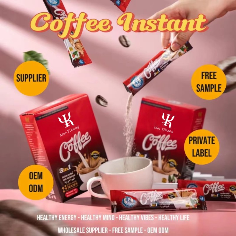 Instant Coffee Manufacturer - OEM Healthy Extract 3 in 1 Arabica Coffee