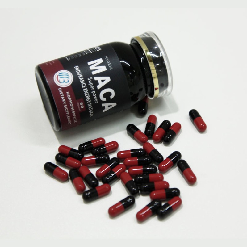 Time Delay Capsules Factory - Custom Black Maca Men Enhancement Hard Capsules