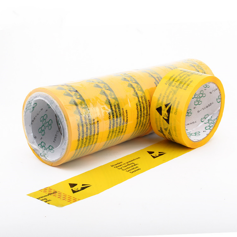 ESD Warning Tape Manufacturer - OEM Yellow Safety PVC Aisle Marking Tape
