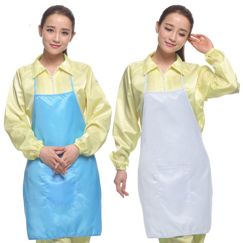 ESD Apron Manufacturer - OEM Washable Industrial Conductive Fiber Cleanroom