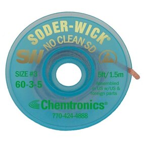 Soldering Wick Manufacturer - OEM SW16035 Braided Copper Desoldering Wick