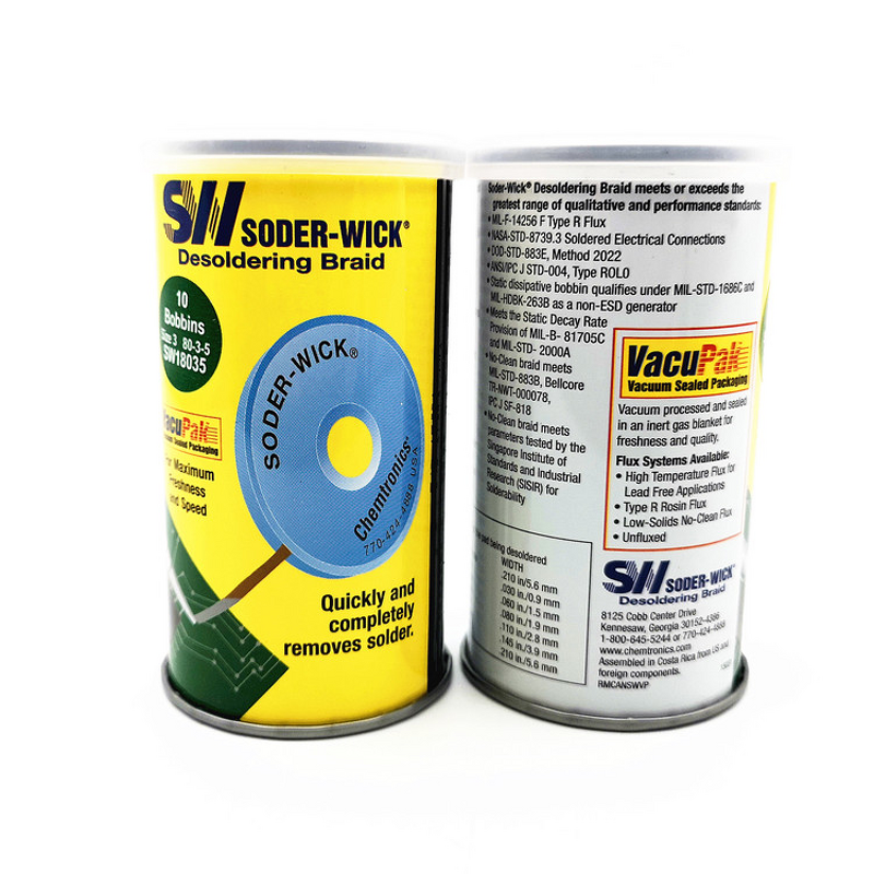 Solder Wick Manufacturer - OEM SW18035 2mm for Rework Repair Plastic Wire