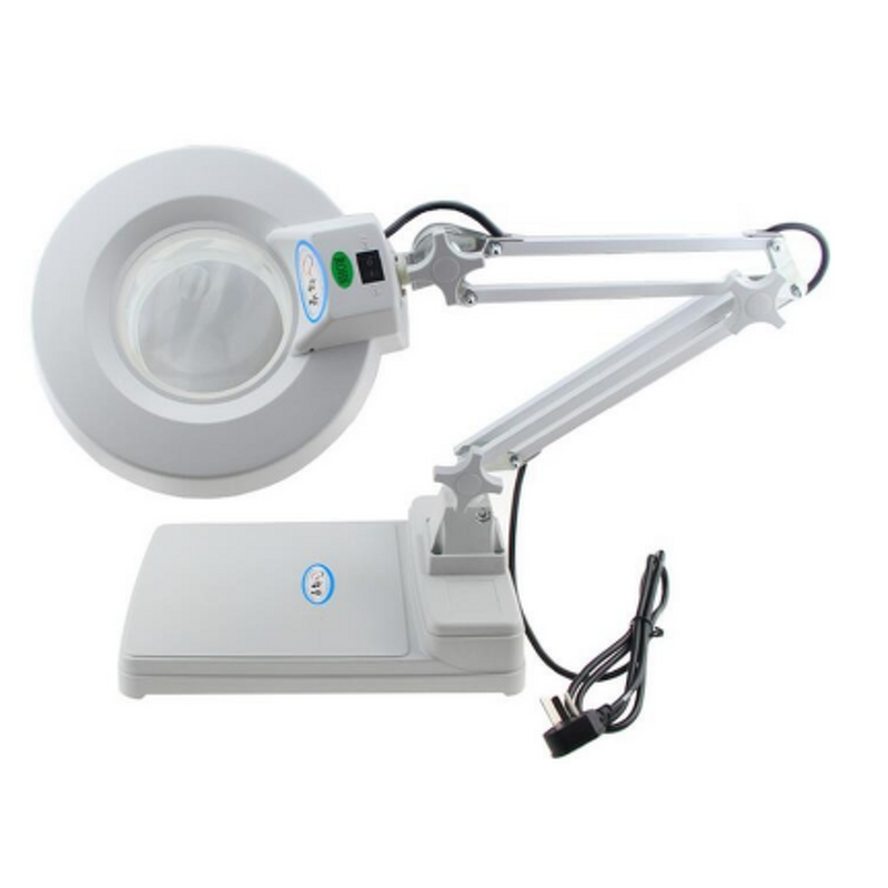 Magnifying Glass Manufacturer - OEM 20X White Optical Glass Desktop Lamp