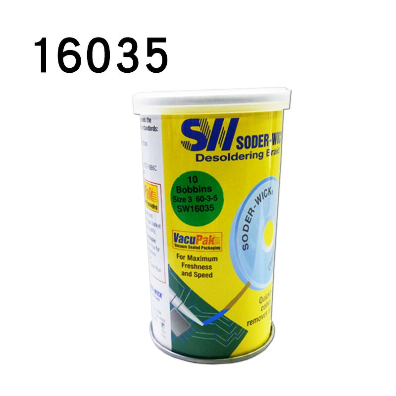 Soldering Wick Manufacturer - OEM SW16035 Braided Copper Desoldering Wick