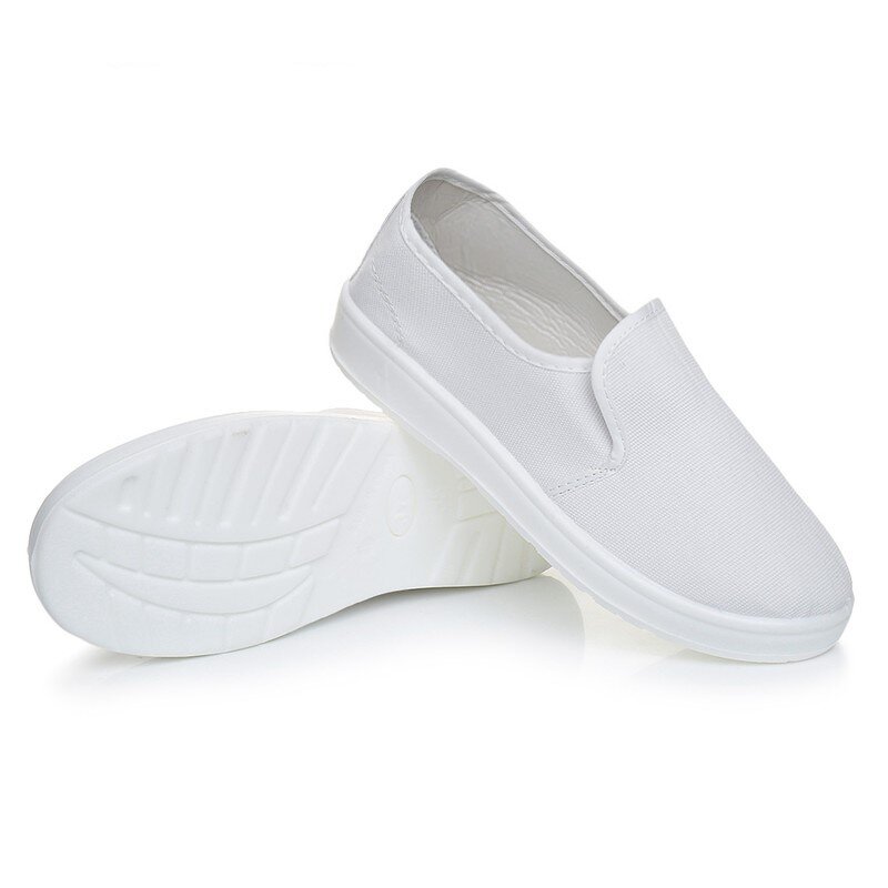 ESD Safety Shoe Manufacturer - OEM N17 White PU Cleanroom Dustproof Antistatic