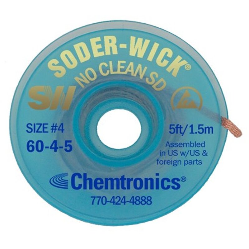 Soldering Wick Manufacturer - OEM SW16035 Braided Copper Desoldering Wick