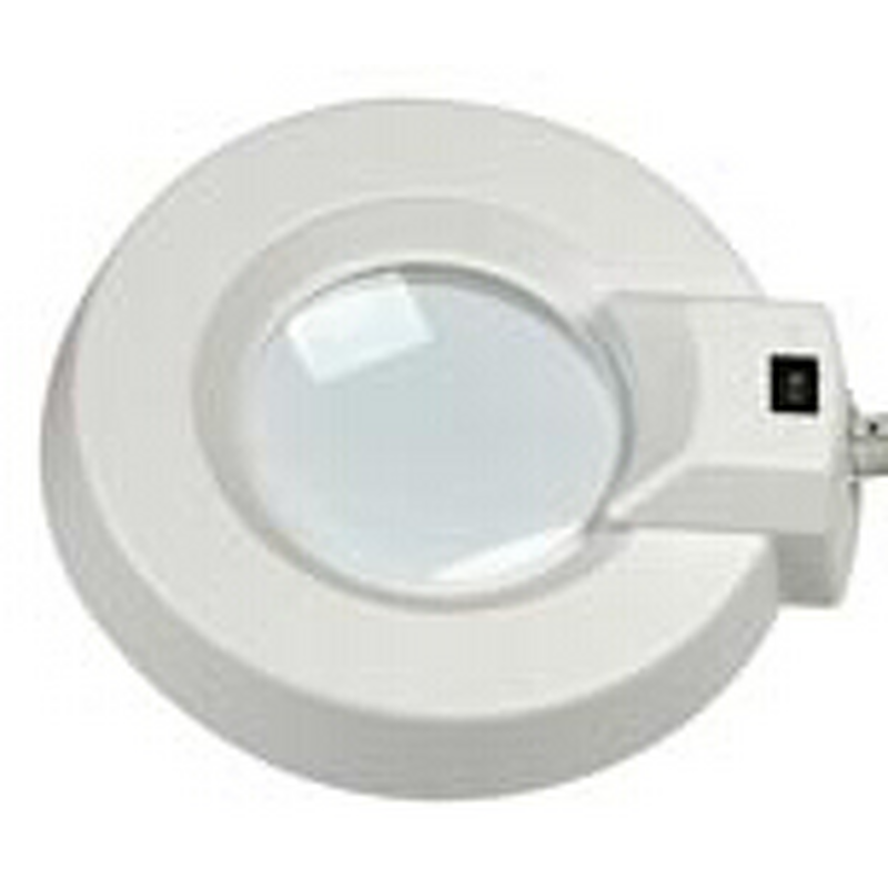 Magnifying Glass Manufacturer - OEM Lighted White Glass 10X Desktop LED Lifting