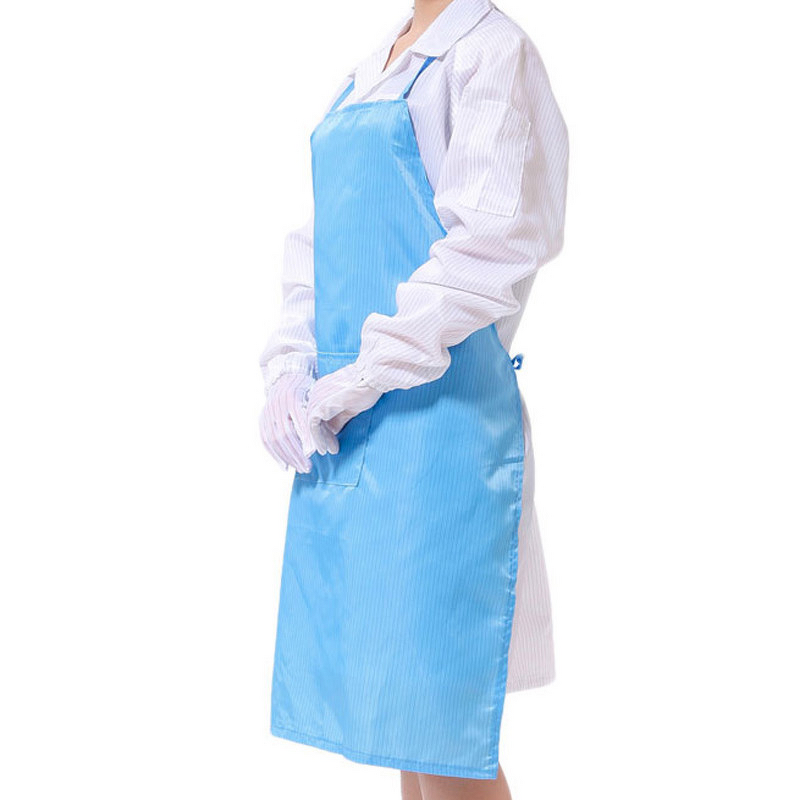 ESD Apron Manufacturer - OEM Washable Industrial Conductive Fiber Cleanroom