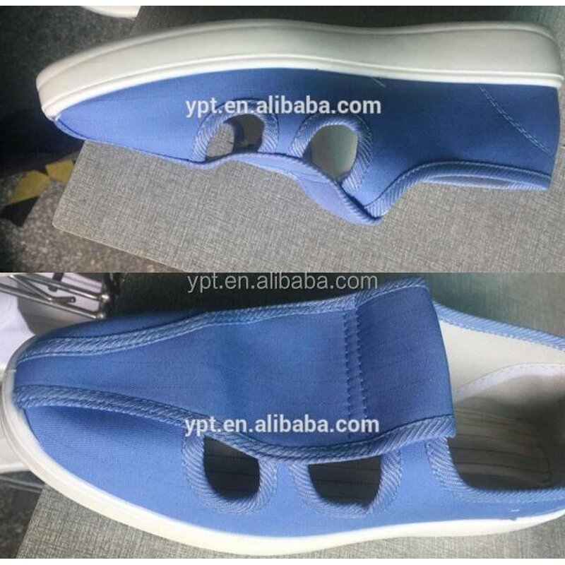 ESD Safety Shoe Manufacturer - OEM Four Holes Breathable PU Industrial Work