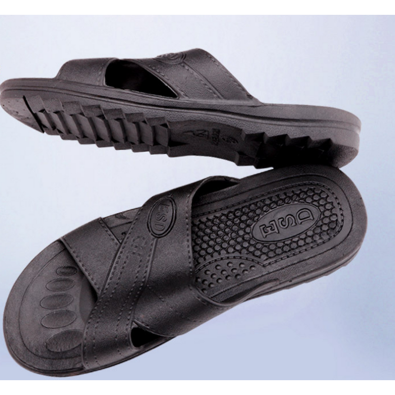 ESD Slipper Manufacturer - OEM N024 Antistatic PU Safety Cleanroom Slipper