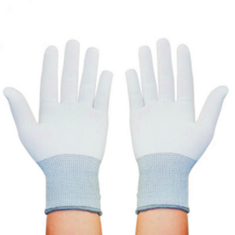 ESD Glove Manufacturer - OEM Q5M Palm Coated PU Carbon Fiber Antistatic