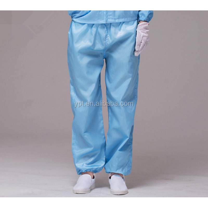 ESD Pants Manufacturer - OEM Antistatic Clean Trousers Purifying Clothing