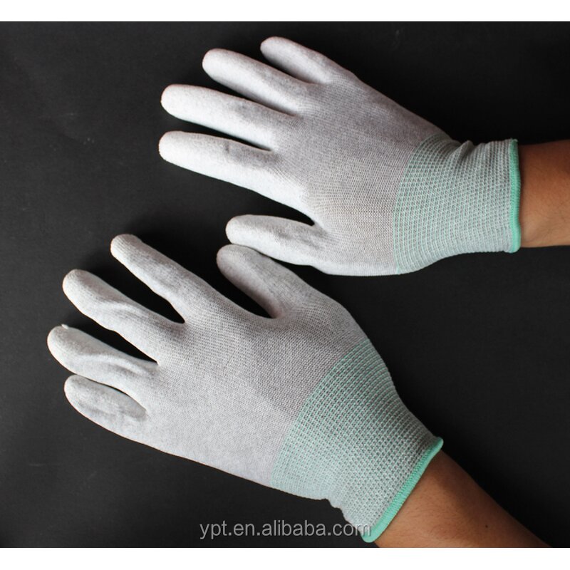 ESD Glove Manufacturer - OEM Q5M Palm PU Coated White Precision Work
