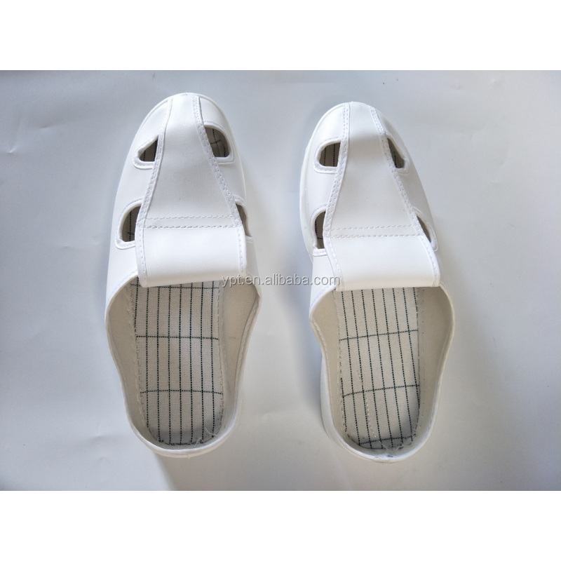ESD Cleanroom Shoe Manufacturer - OEM N05 Leather Canvas with ESD Insole