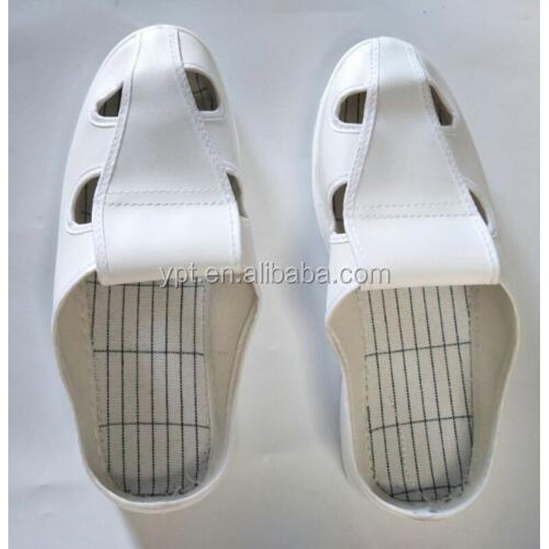 ESD Cleanroom Shoe Manufacturer - OEM N05 Leather Canvas with ESD Insole