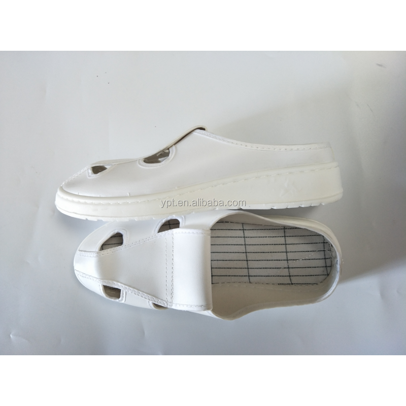 ESD Cleanroom Shoe Manufacturer - OEM N05 Leather Canvas with ESD Insole