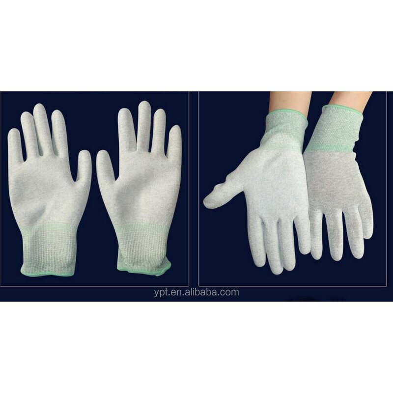ESD Glove Manufacturer - OEM Q5M Palm PU Coated White Precision Work