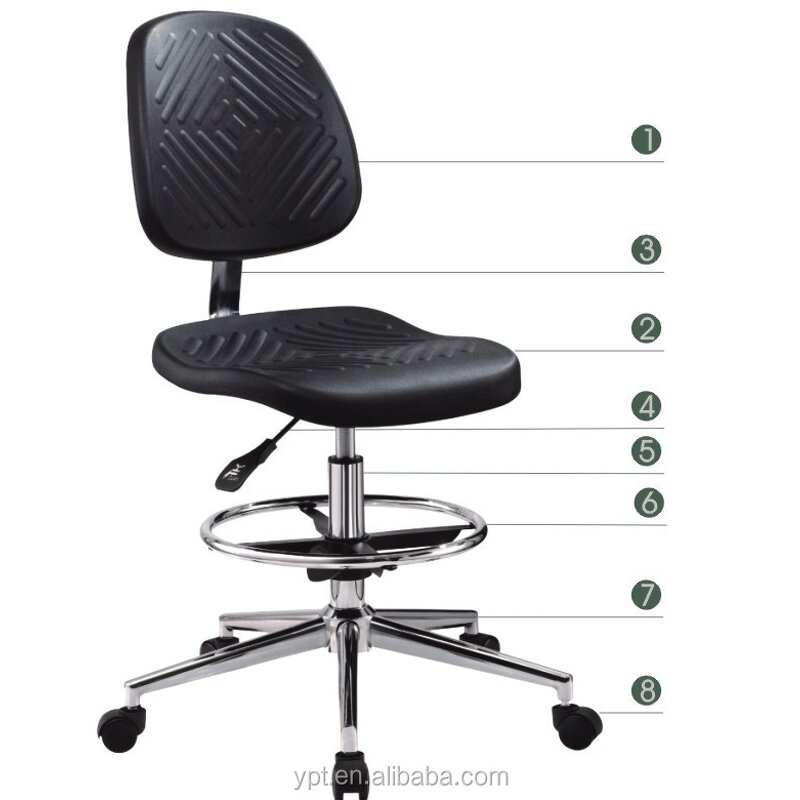 ESD Chair Manufacturer - OEM YP-CS007 Anti-static Laboratory Lift Backrest
