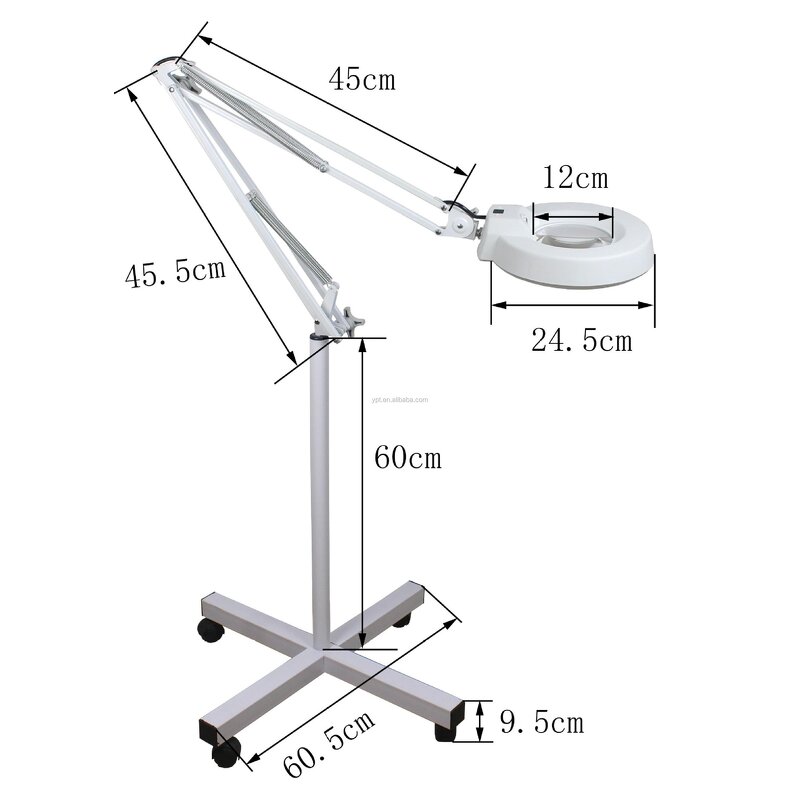 Magnifier Lamp Manufacturer - OEM YP-86E 10X Magnifying Glass LED Lamp