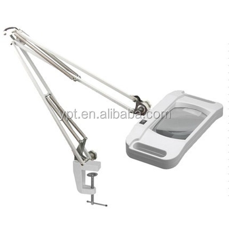 Magnifying Lamp Manufacturer - OEM YP-86G 10X White Glass LED Lamp