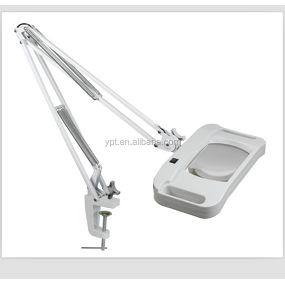 Magnifying Lamp Manufacturer - OEM 86G 10X LED Table Lamp Cool Light Square