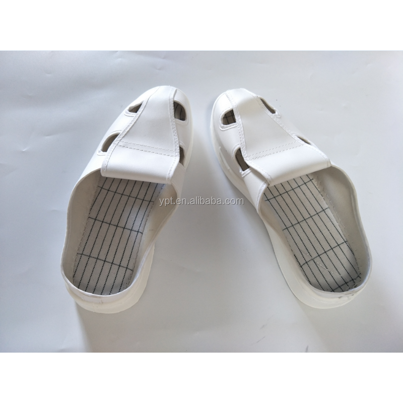 ESD Cleanroom Shoe Manufacturer - OEM N05 Leather Canvas with ESD Insole