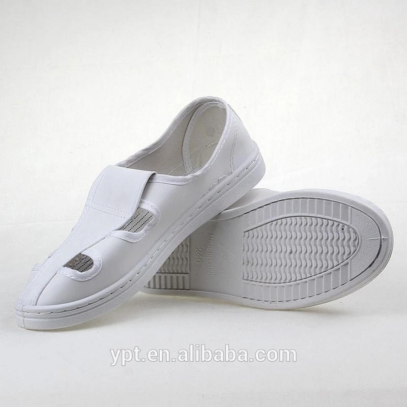 ESD Safety Shoe Manufacturer - OEM N05 4 Holes Cleanroom Slip Work Shoes