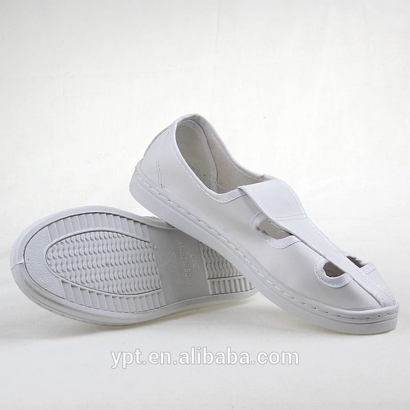 ESD Safety Shoe Manufacturer - OEM N05 4 Holes Cleanroom Slip Work Shoes