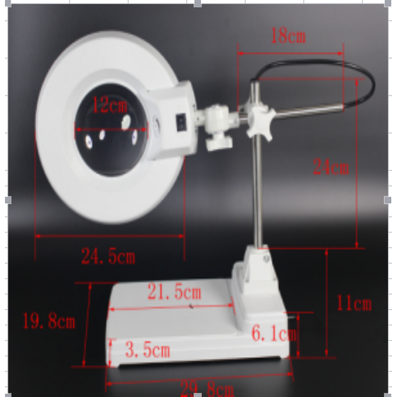 Magnifying Lamp Manufacturer - OEM YP-86B 10X/15X/20X LED Desk Lamp
