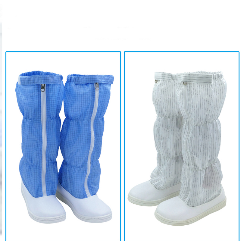 ESD Booties Manufacturer - OEM with Fabric Clean Room PVC Safety Shoes