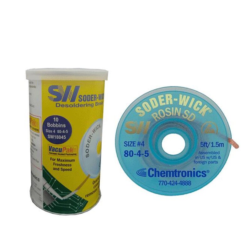 Desoldering Wick Manufacturer - OEM SW18045 Solder Wick Tin Lead Rosin Core