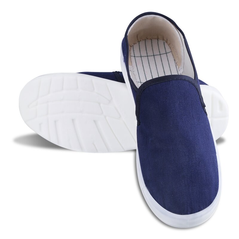 ESD Safety Shoe Manufacturer - OEM N17 White PU Cleanroom Dustproof Antistatic