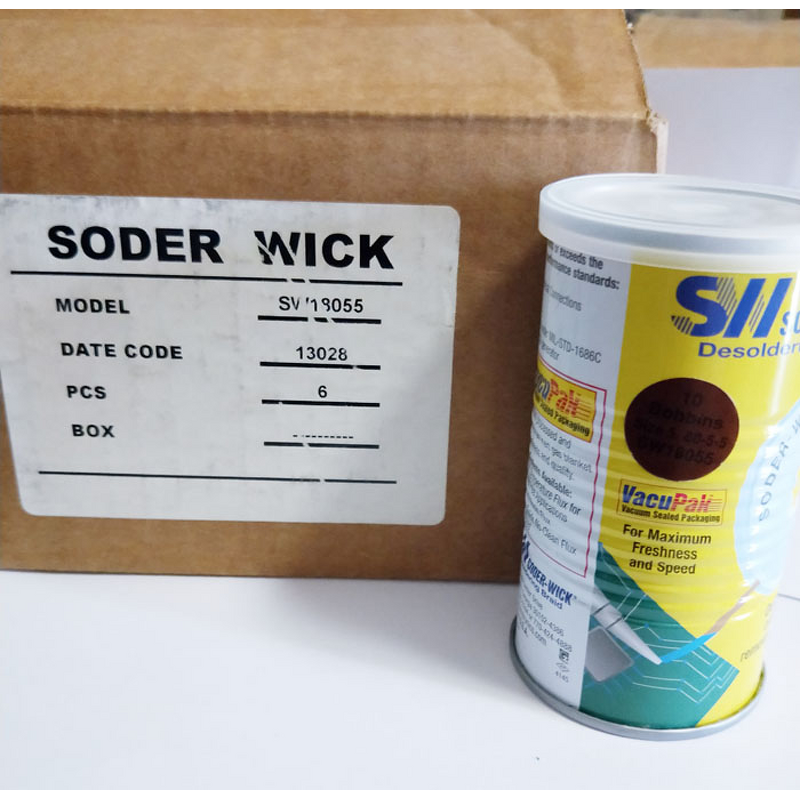 Soldering Wick Manufacturer - OEM 3.7mm1.5m SW18055 Rosin Desoldering Braid