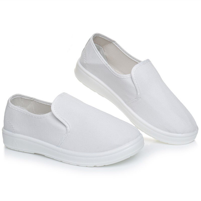 ESD Safety Shoe Manufacturer - OEM N17 White PU Cleanroom Dustproof Antistatic