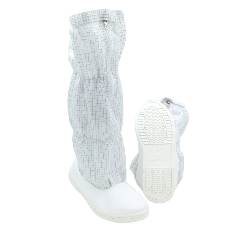 ESD Booties Manufacturer - OEM with Fabric Clean Room PVC Safety Shoes